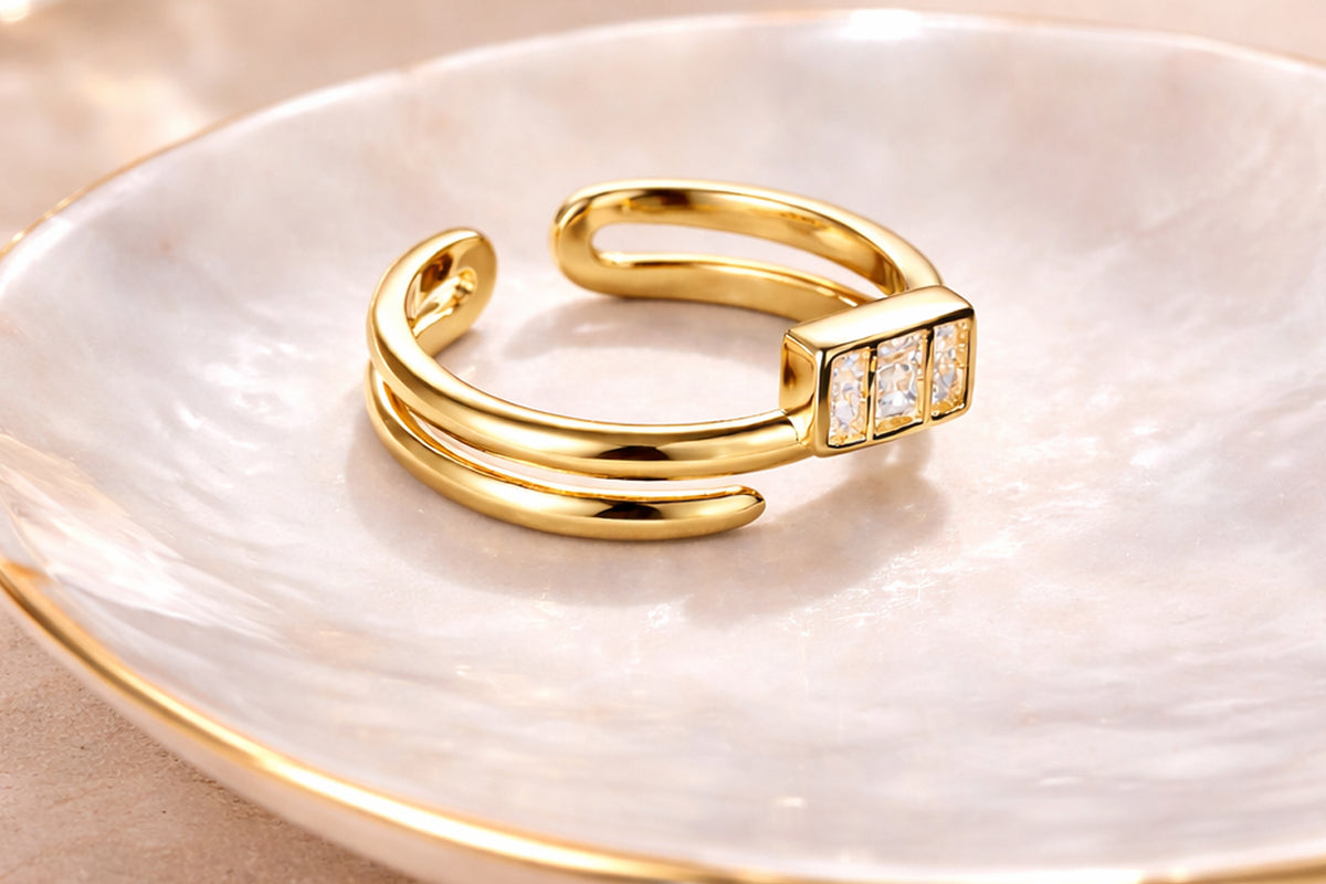 Architect Block Statement Ring