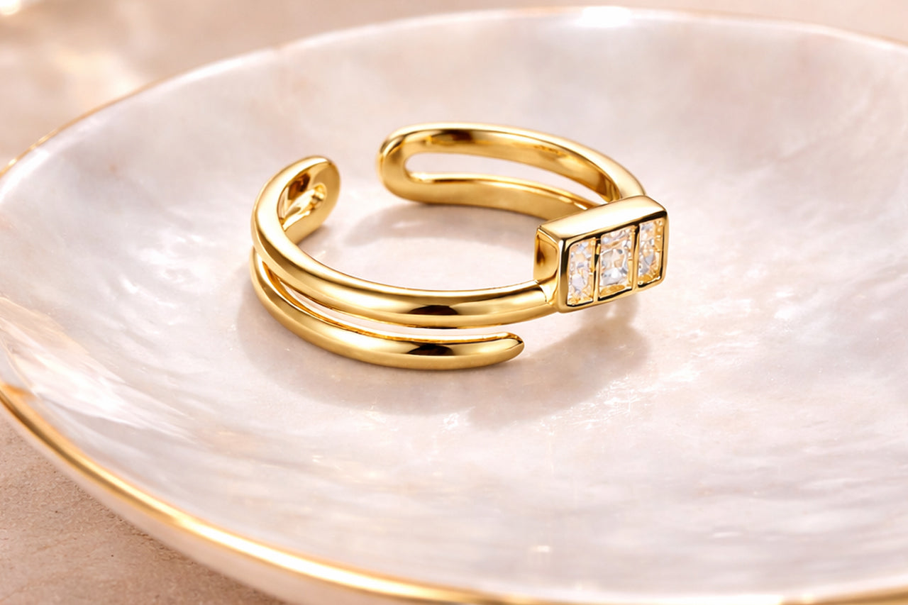 Architect Block Statement Ring