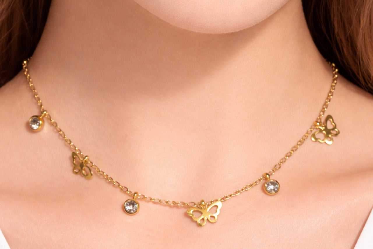 Butterfly Charm Necklace