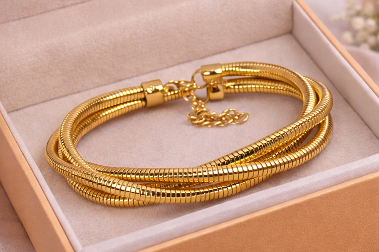 Fluid Snake Chain Bracelet