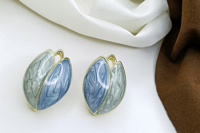 Blue Whisper Fusion Earrings