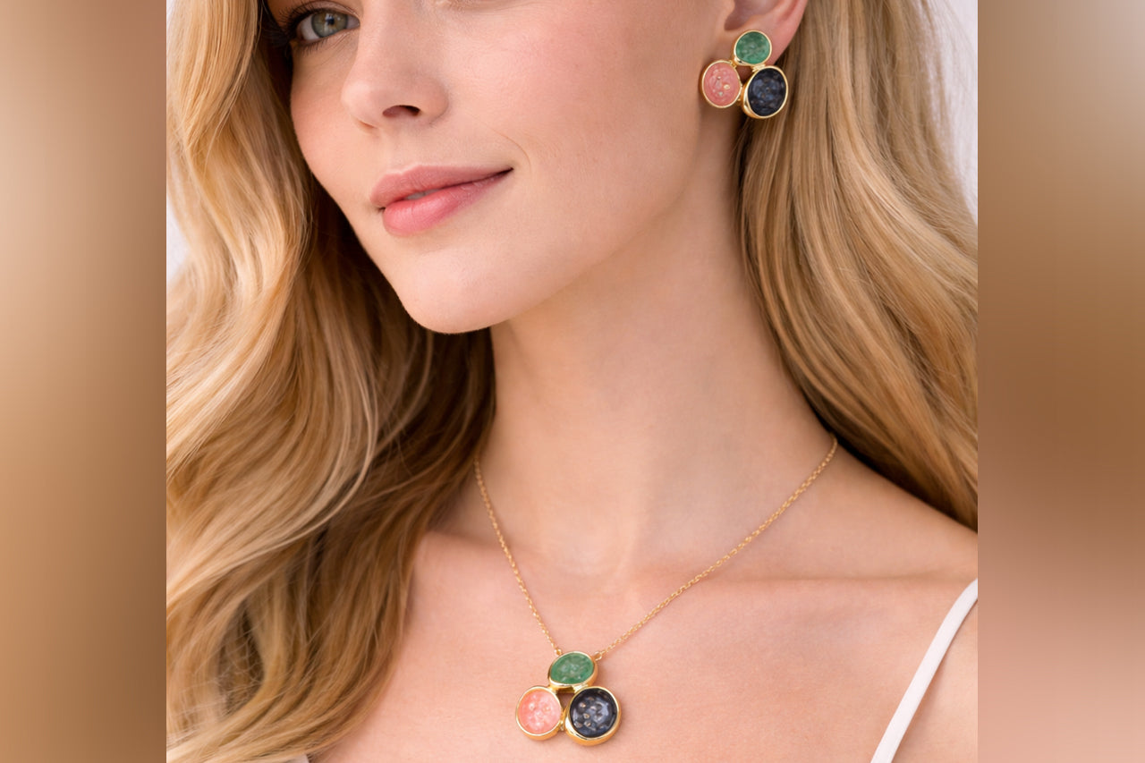 Trio Aura Pendant Set