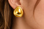 Aurora Sculpt Gold Stud Earrings