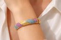 Aurora Enamel Bangle