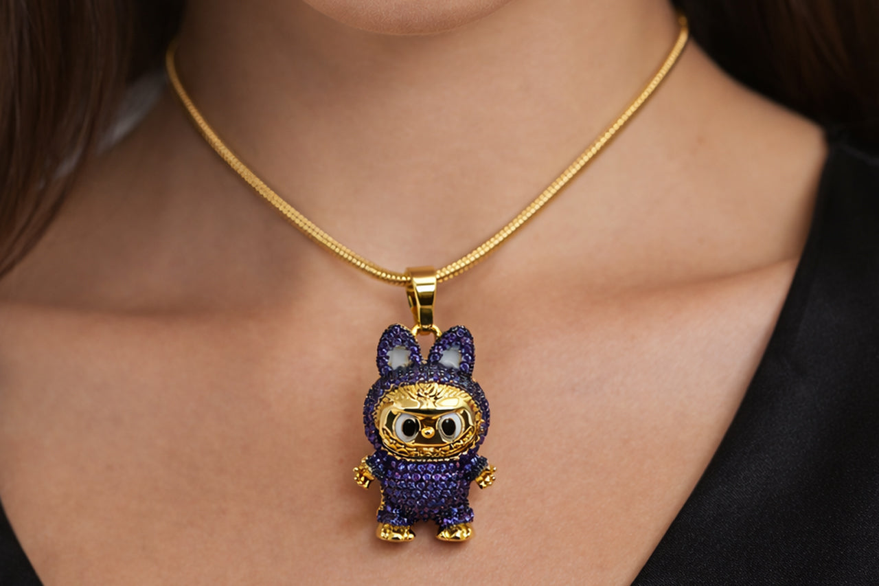 Labubu Character Pendant Necklace