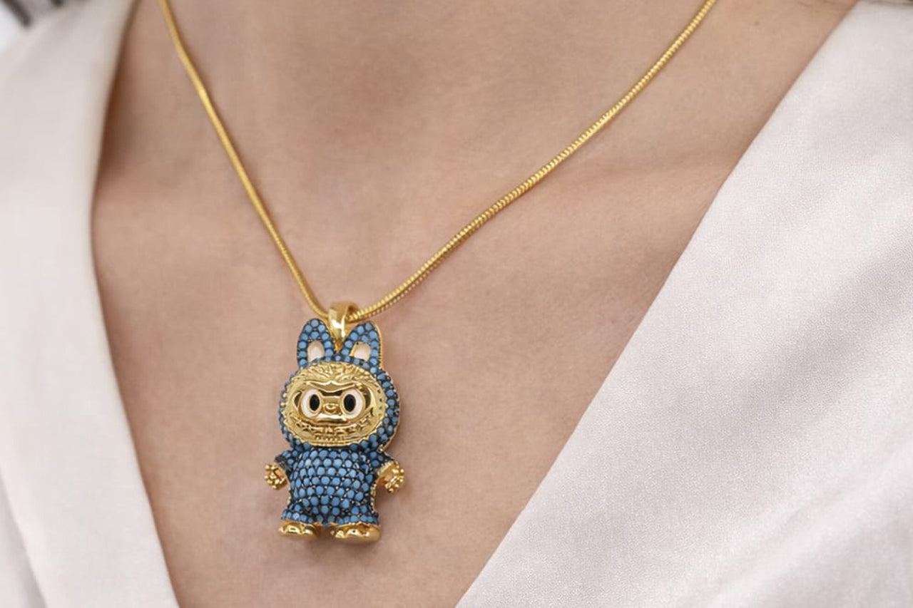 Labubu Character Pendant Necklace