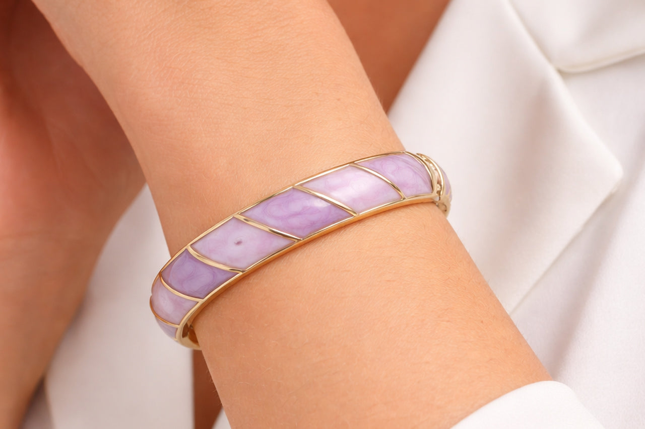 Aurora Enamel Bangle