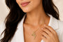 18K Gold Plated Snake Pendant Necklace for Women