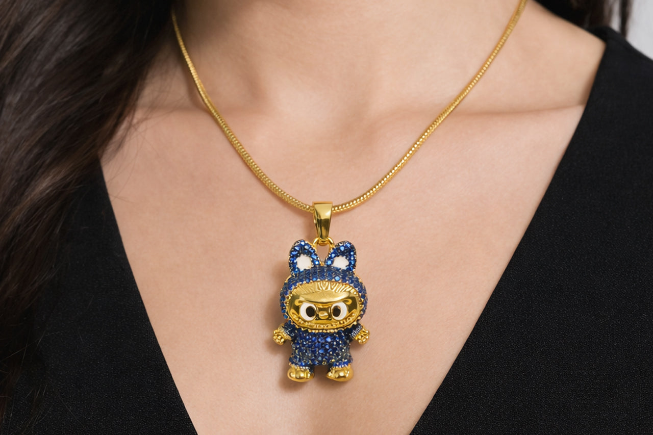 Labubu Character Pendant Necklace