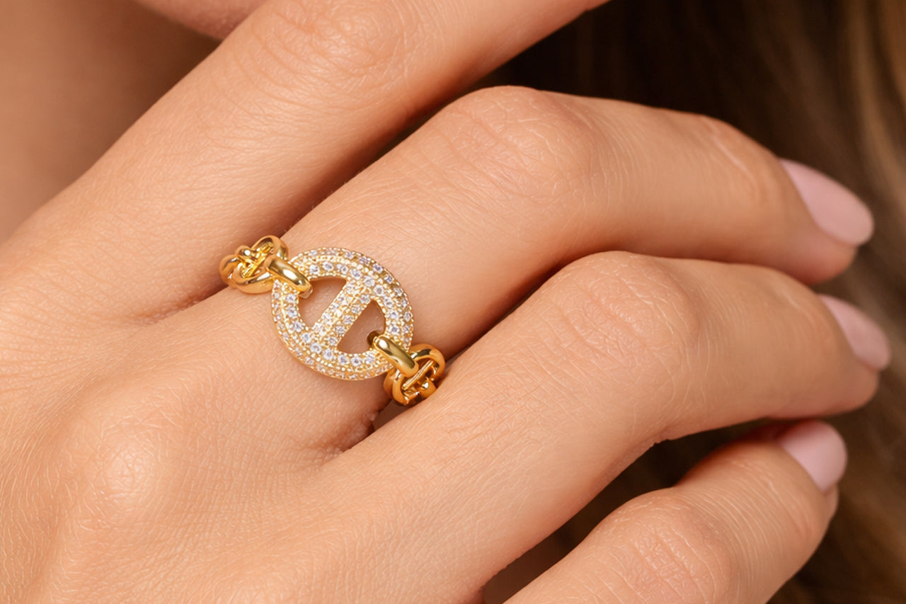Luxe Link Statement Ring