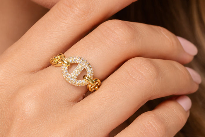 Luxe Link Statement Ring
