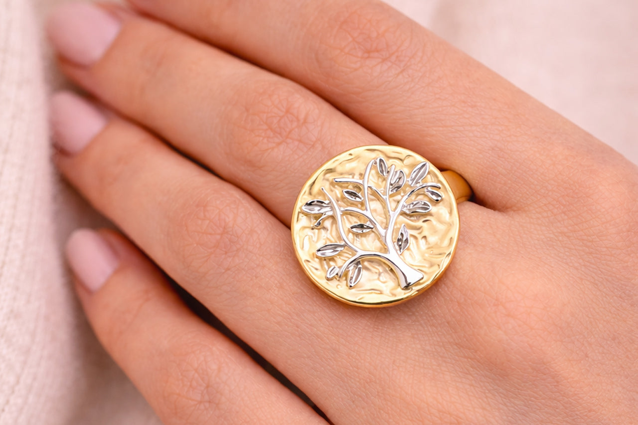 Tree of Life Statement Ring