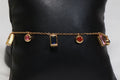 Asterials 18K Gold Plated Multicolour Crystal Charm Bracelet for Women | Elegant Everyday Jewellery