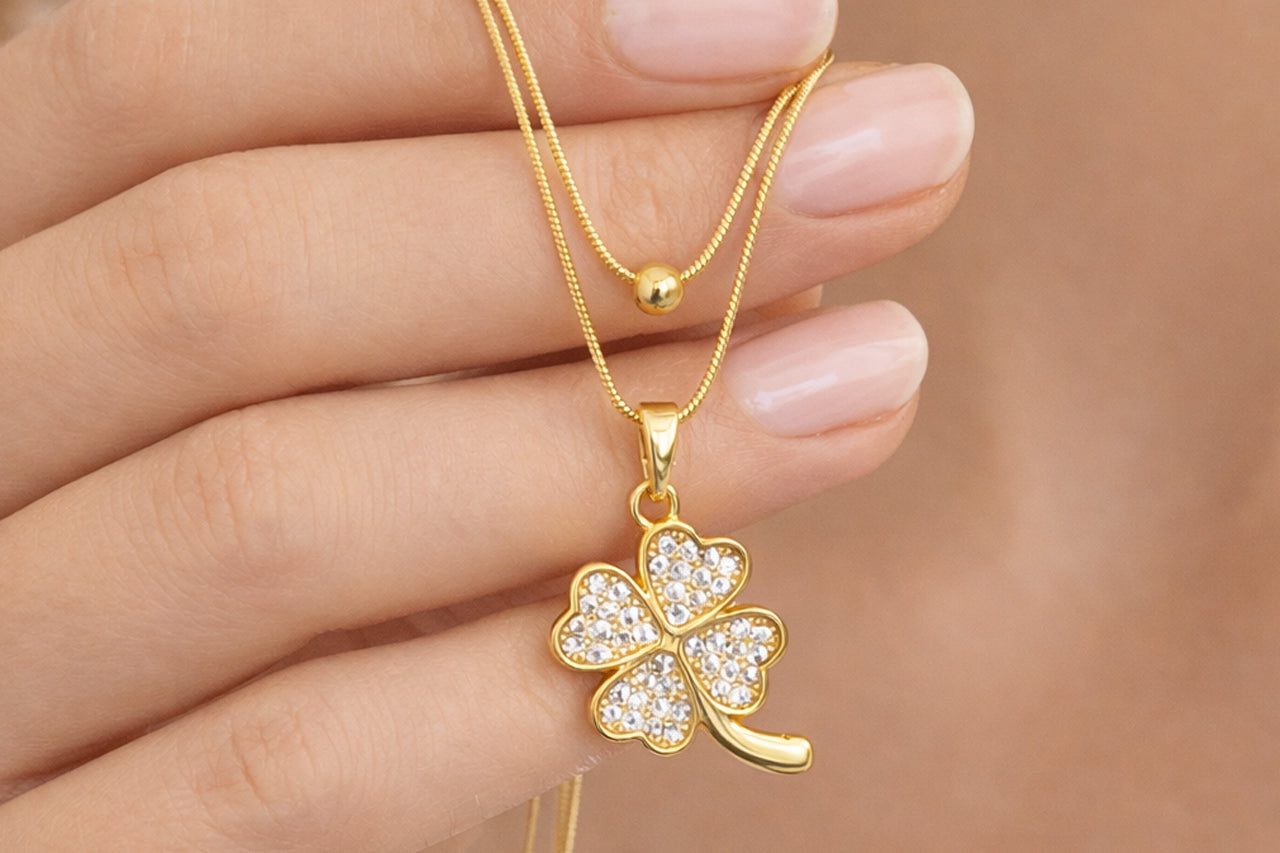 Lucky Clover Pendant Necklace