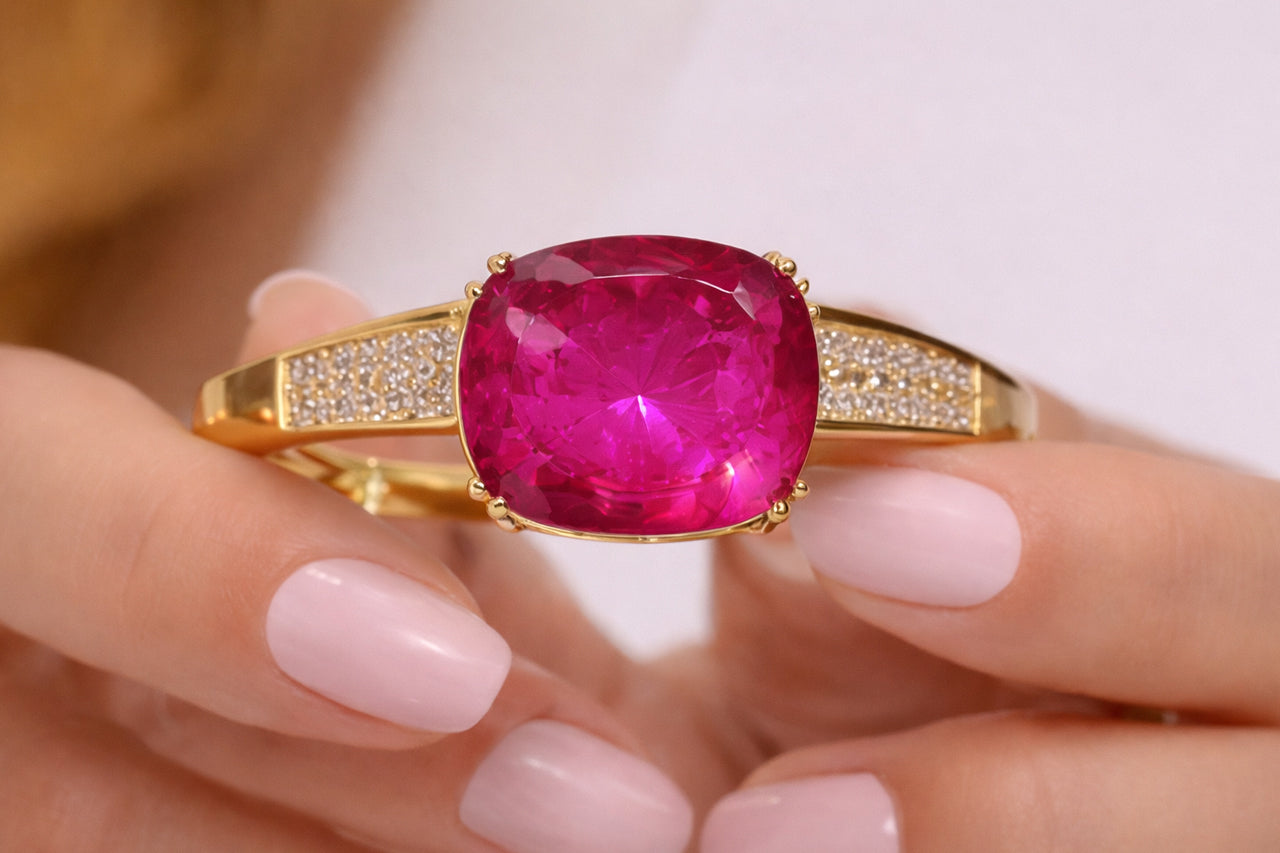 Russian Doublet Statement Bracelet