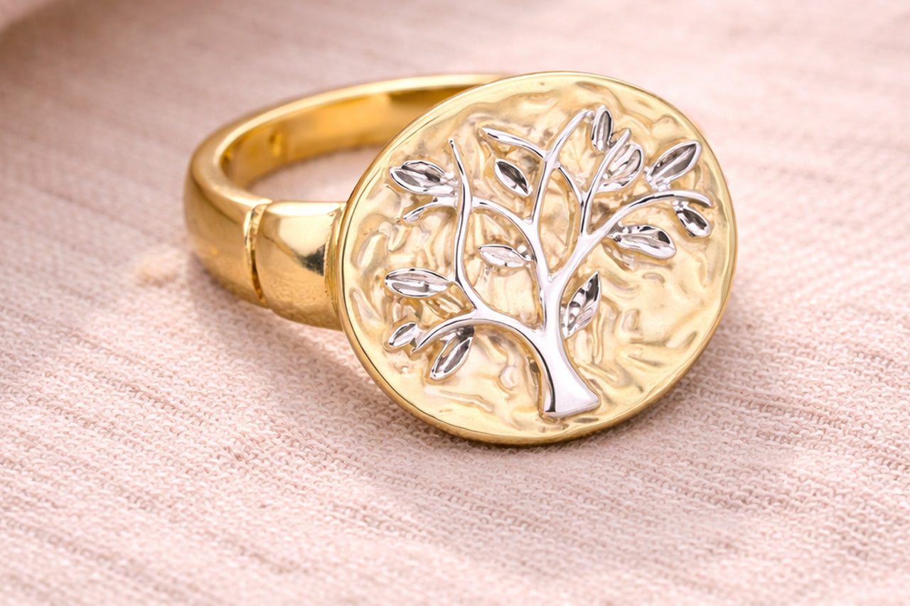 Tree of Life Statement Ring