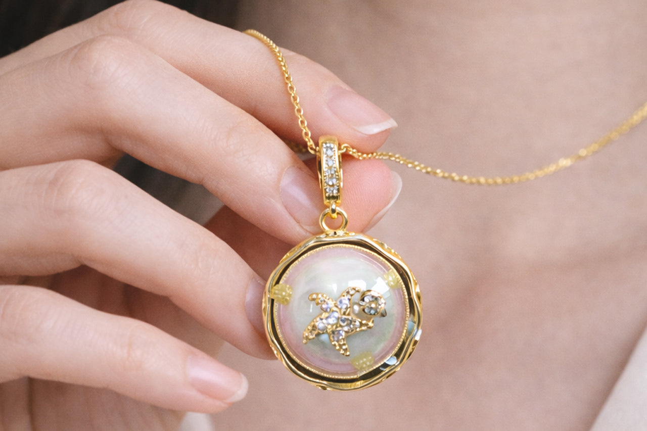 Ocean Starfish Pendant Necklace