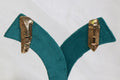 Asterials Gold-Tone Abstract Face Statement Earrings – Artistic Sculptural Design