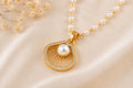 Elegant Pearl Pendant Necklace