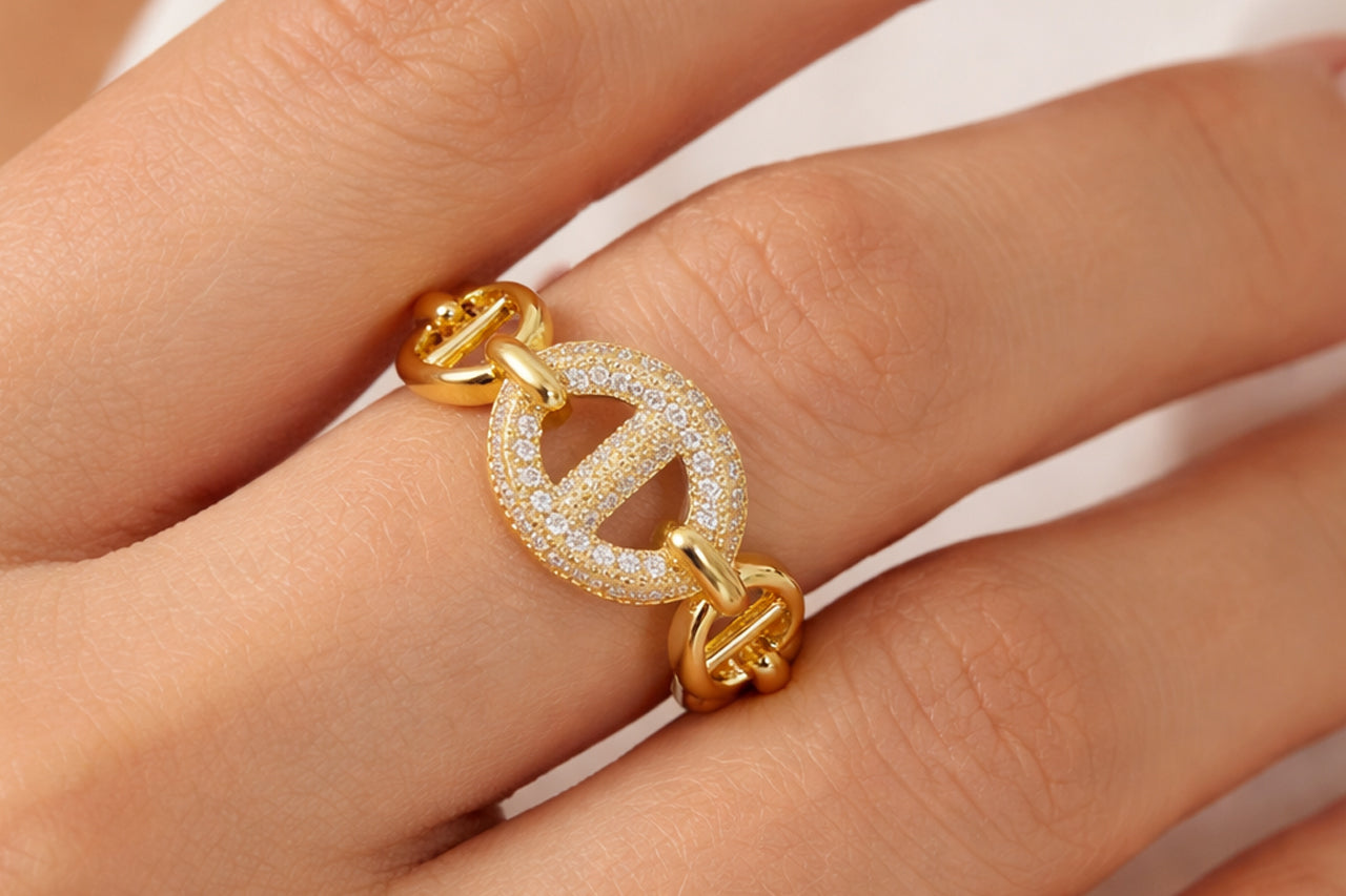 Luxe Link Statement Ring