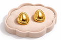 Aurora Sculpt Gold Stud Earrings