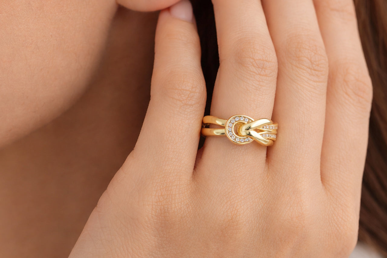 Eternal Knot Statement Ring