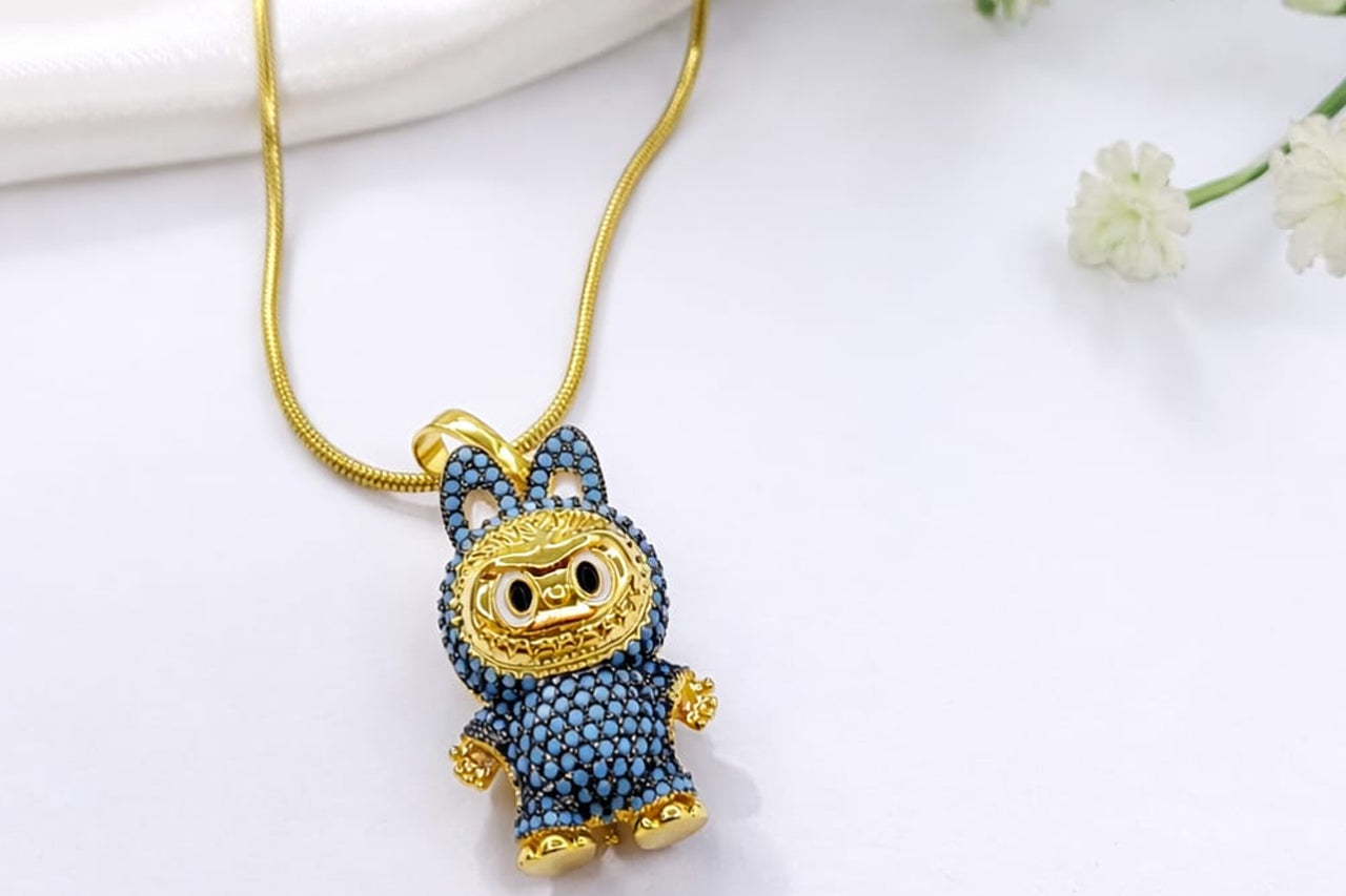 Labubu Character Pendant Necklace