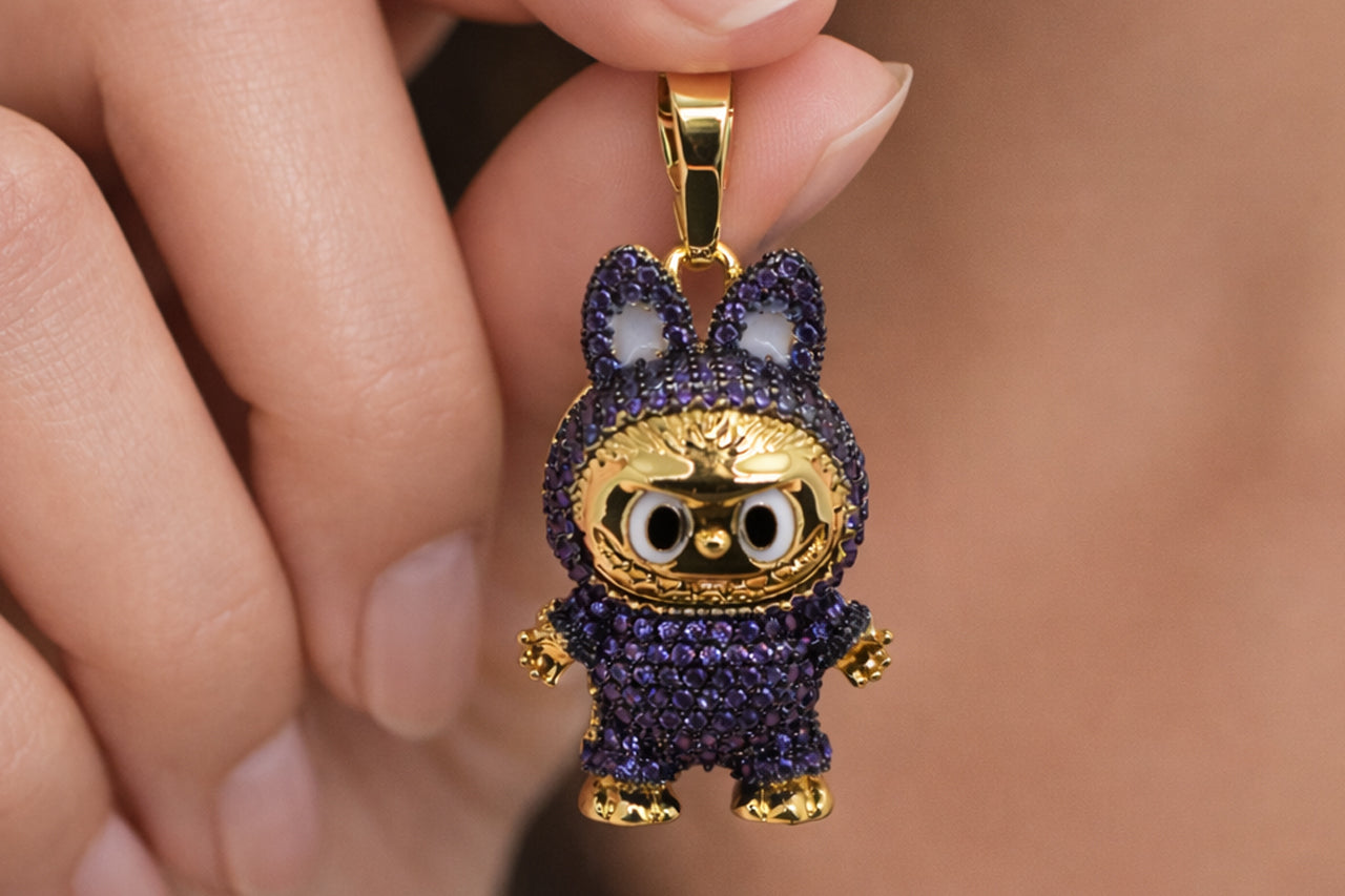 Labubu Character Pendant Necklace