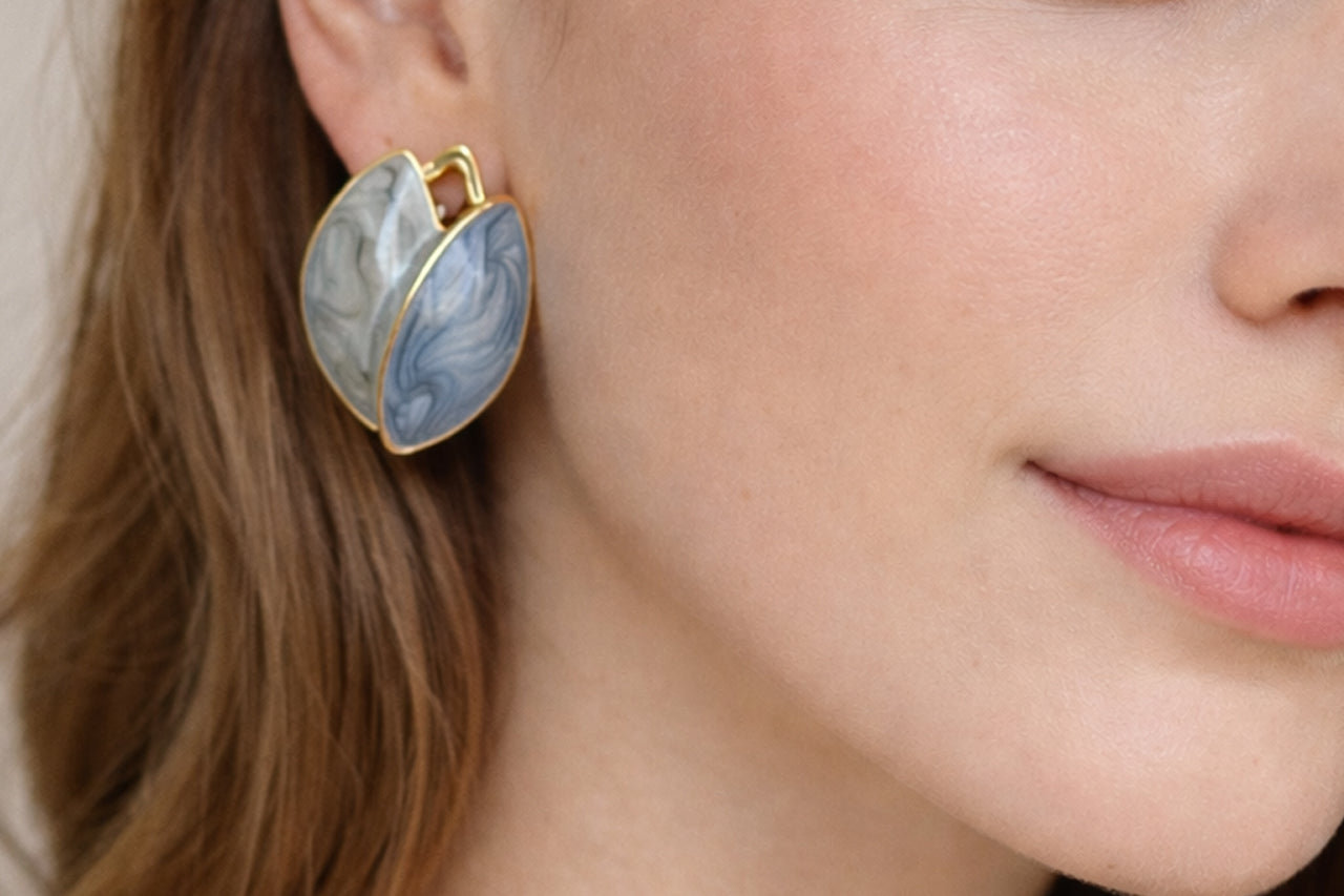 Blue Whisper Fusion Earrings