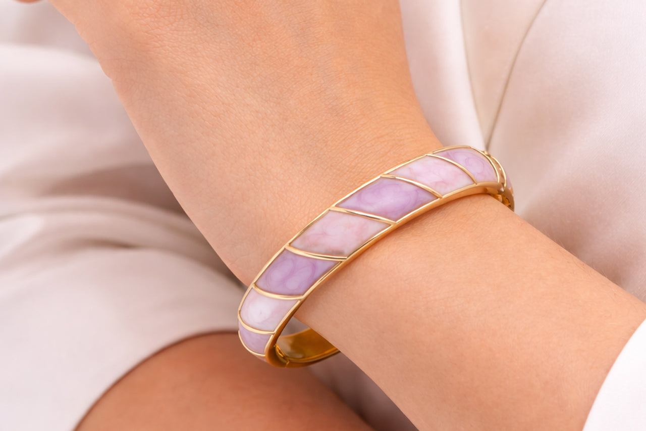 Aurora Enamel Bangle