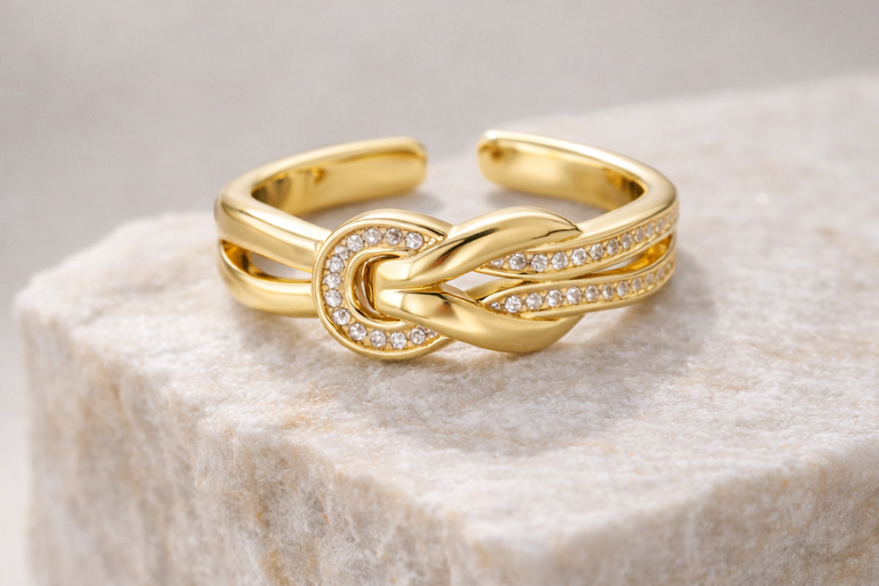 Eternal Knot Statement Ring