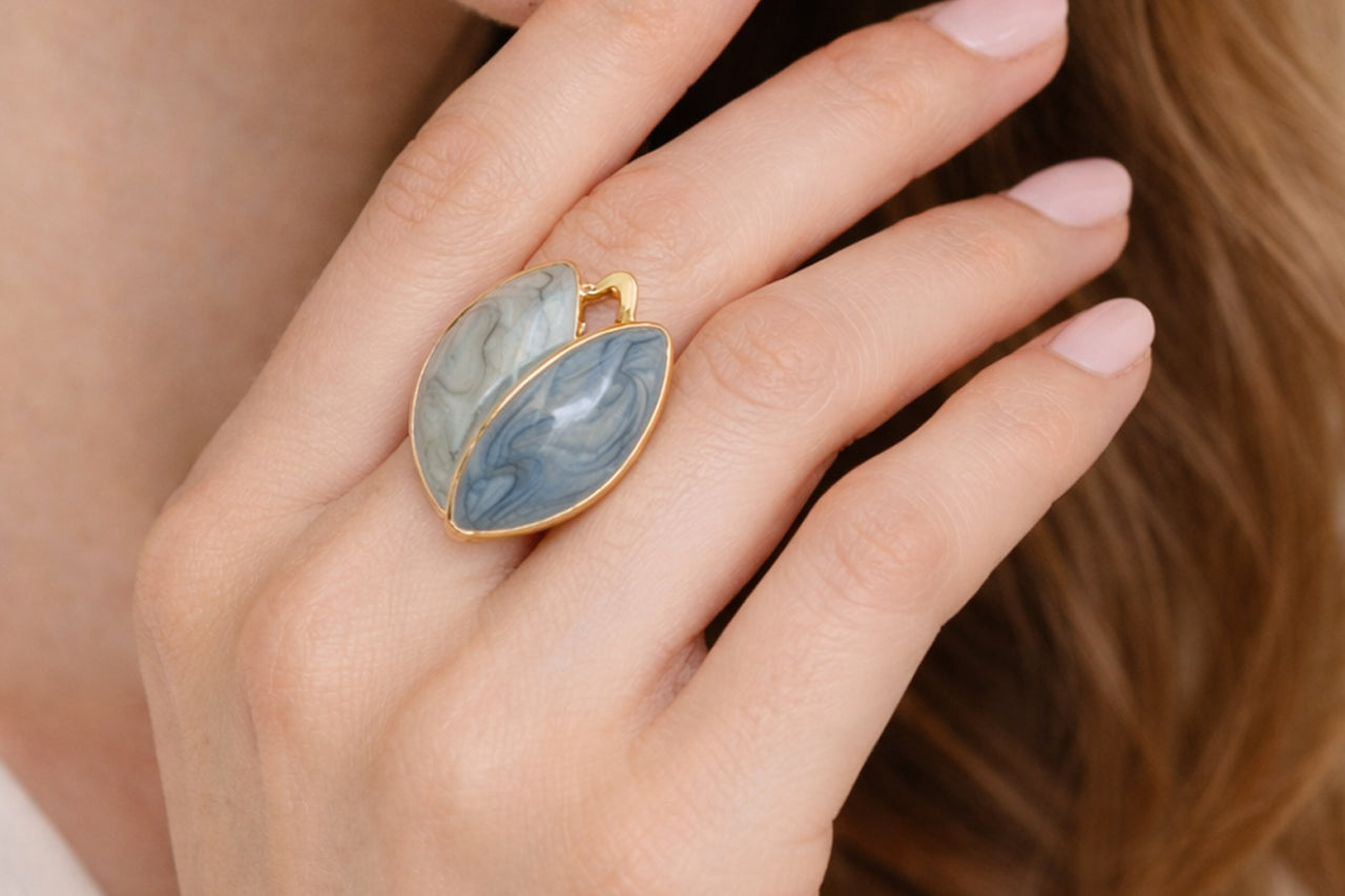 Blue Whisper Fusion Earrings