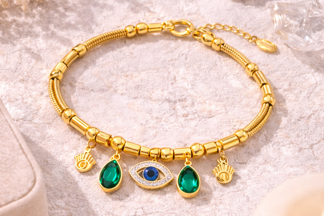 Evil Eye Charm Bracelet