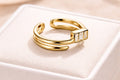 Architect Block Statement Ring