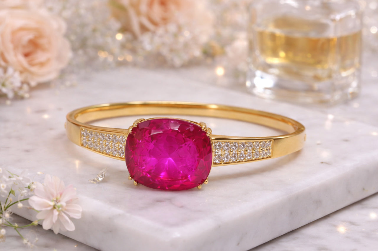 Russian Doublet Statement Bracelet