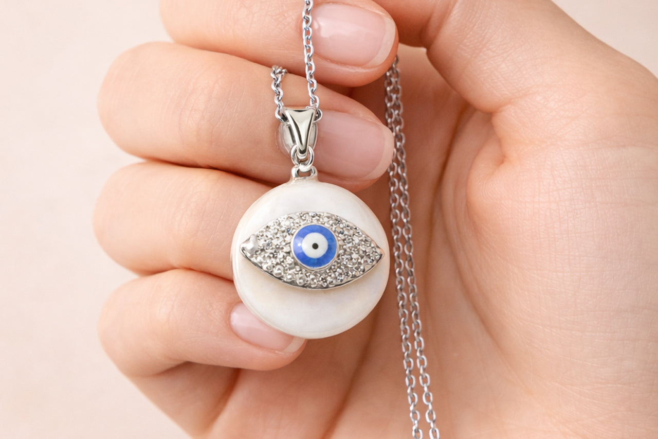 Protective Evil Eye Pendant Necklace