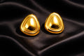Aurora Sculpt Gold Stud Earrings