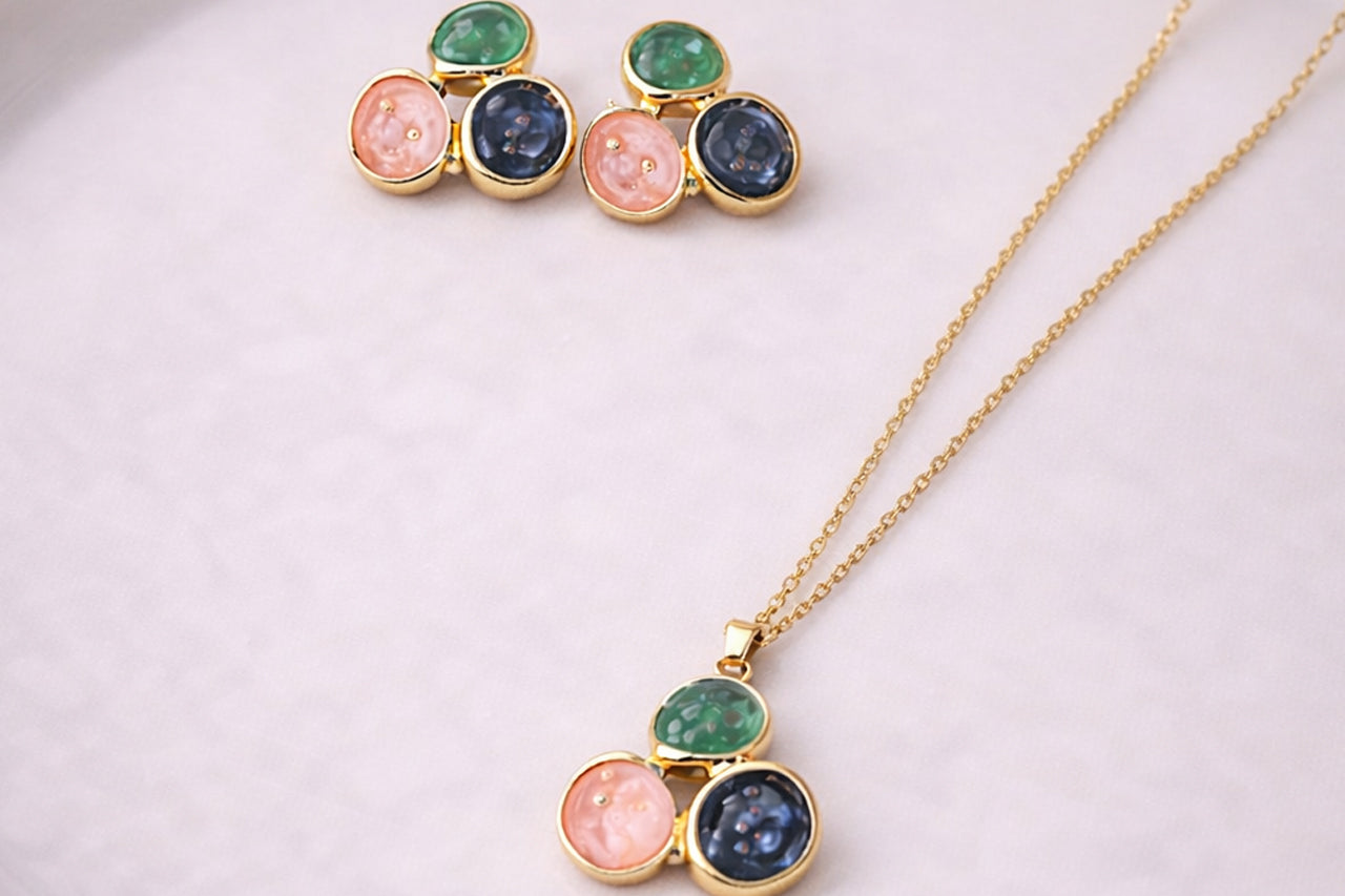 Trio Aura Pendant Set