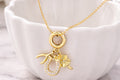 Lucky Horseshoe Charm Necklace