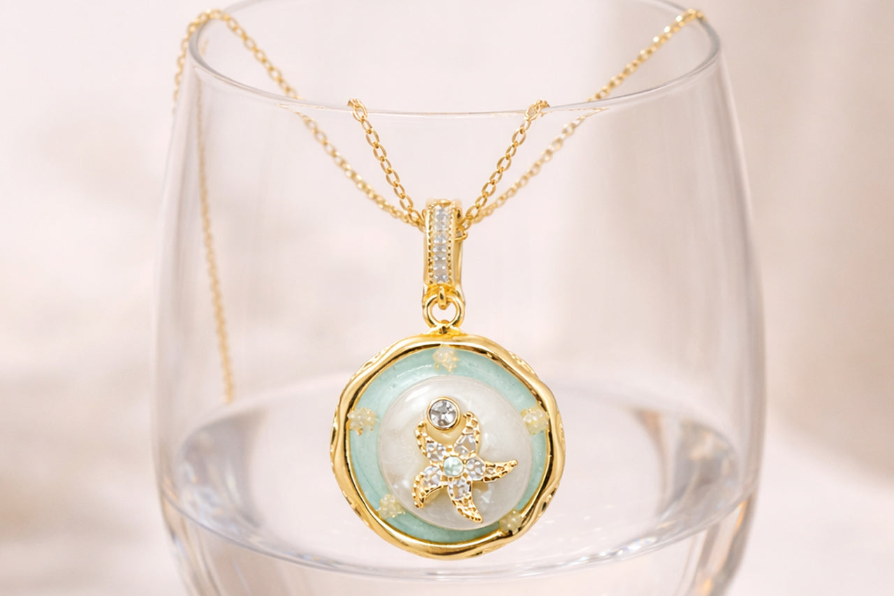 Ocean Starfish Pendant Necklace