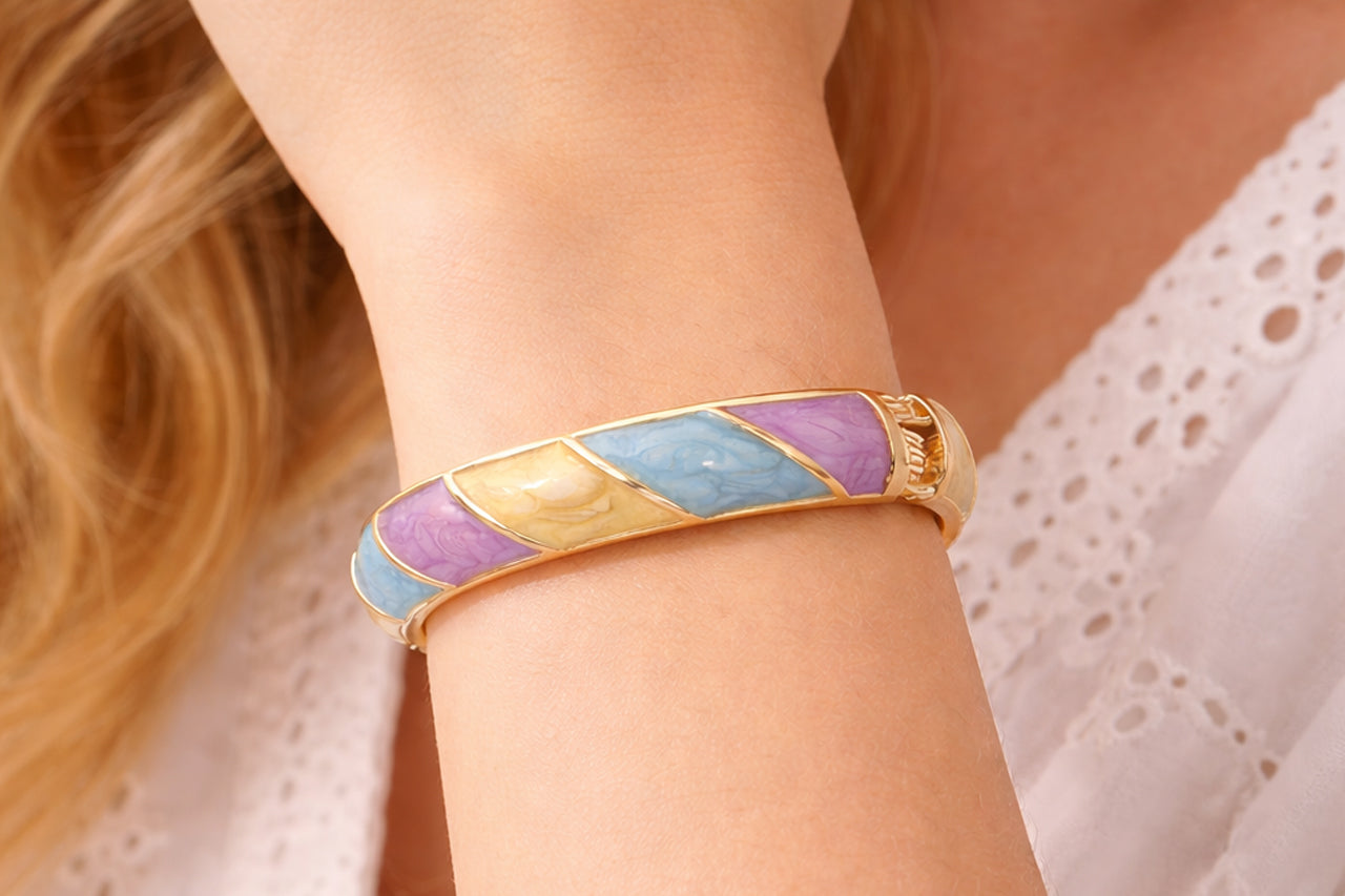 Aurora Enamel Bangle