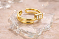 Architect Block Statement Ring