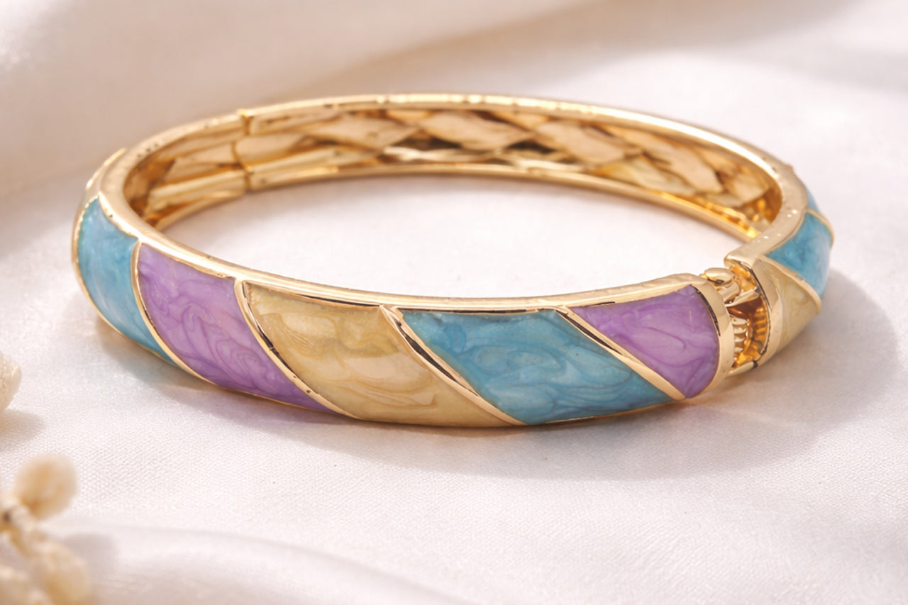 Aurora Enamel Bangle