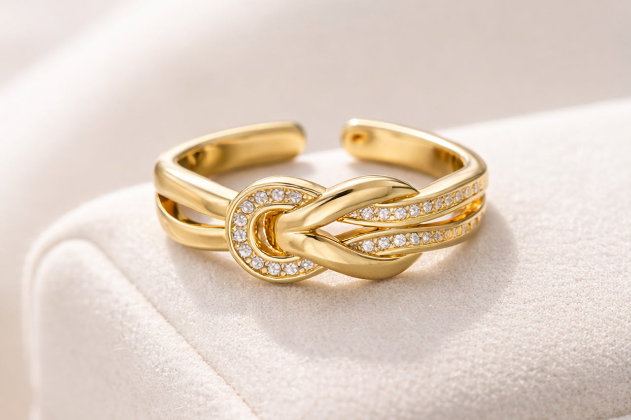 Eternal Knot Statement Ring