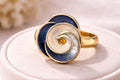 Celestial Swirl Statement Ring