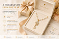 Asterials 18K Gold Plated Key Pendant Necklace for Women