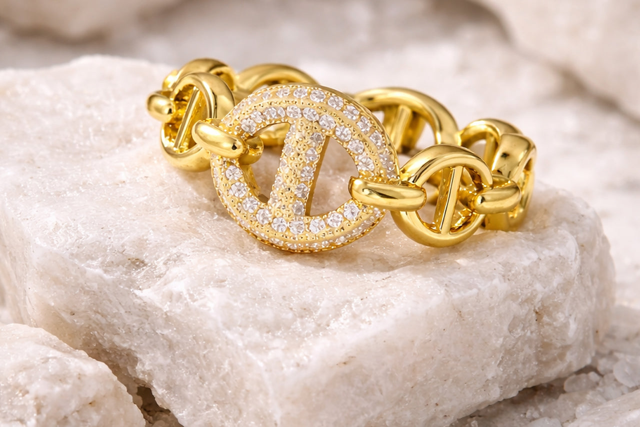 Luxe Link Statement Ring