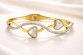 Infinity Heart Enamel Bracelet