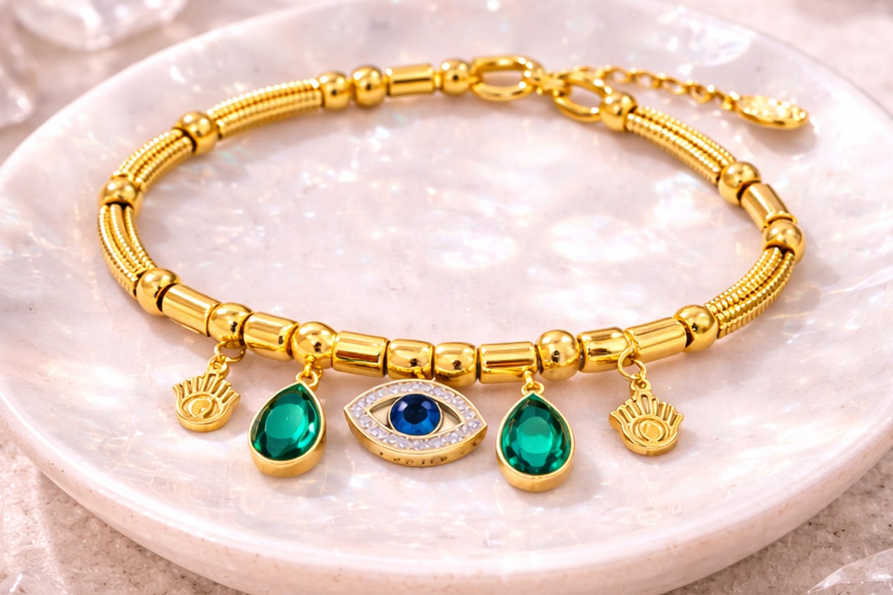 Evil Eye Charm Bracelet