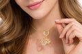 Lucky Horseshoe Charm Necklace
